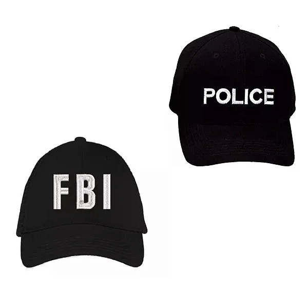 BONÉ POLICIAL (FBI / POLICE) 01 UNIDADE