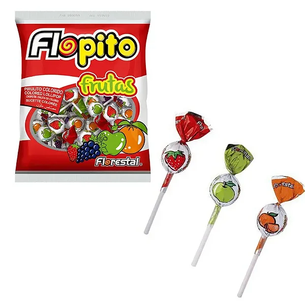 PIRULITO FLOPITO FRUTAS 400G