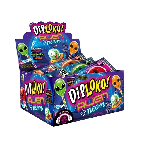 DIPLOKO NEON ALIEN C/30UN 300g
