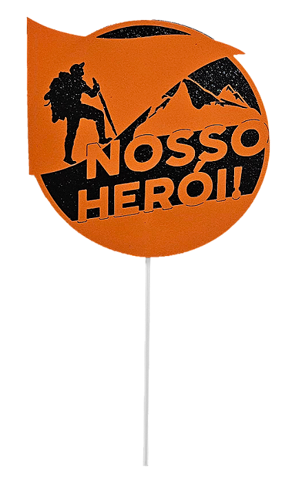 Palito Decorativo Nosso Herói Legendário EVA