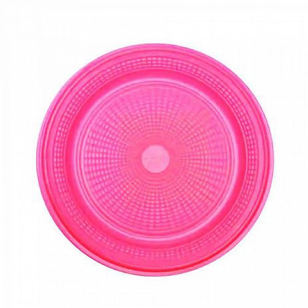 Prato Biodegradável Trik Trik 15cm Rosa - 10 unidades