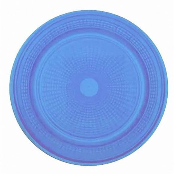 Prato Biodegradável Trik Trik 15cm Azul - 10 unidades