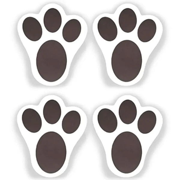 Adesivo Patinhas de Coelho – Cartela com 3 unidades