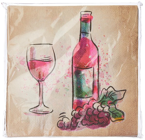 Guardanapo de Papel Vinho – 33 x 33 cm – 20 folhas