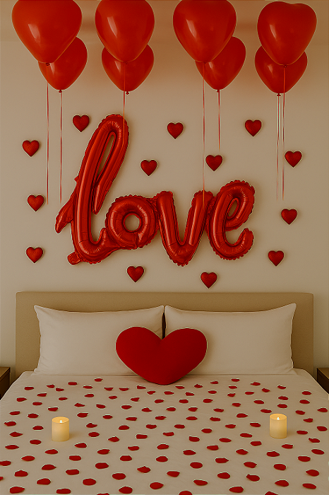 Balão Metalizado "Love" – 40” x 27” (101 x 67 cm) – 1 unidade
