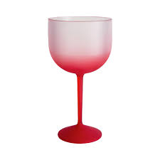 Taça Gin 500ml – Degradê Vermelho – 1 Unidade