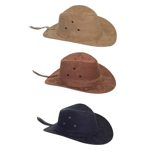 Chapéu Junino Cowboy Camurça – Adulto e Infantil