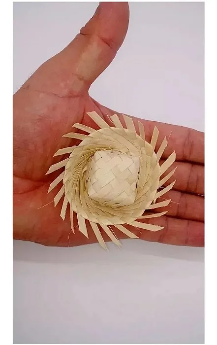 Chapéu de Palha Mini – Pacote com 10 Unidades