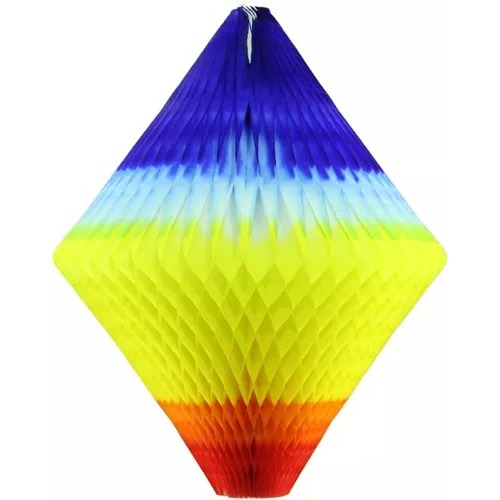 Enfeite de Papel – Balão Junino Sanfonado 56cm - 1 unidade