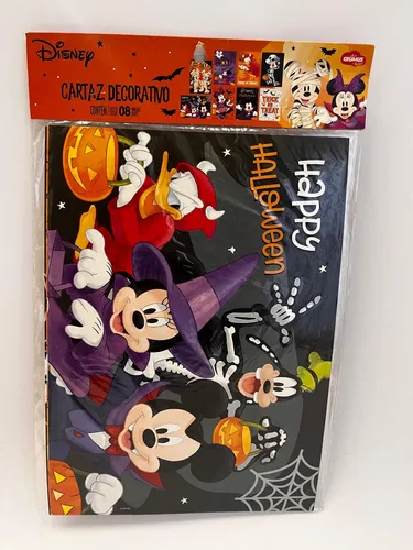 CARTAZ DECORATIVO HAPPY HALLOWEEN DISNEY PT C/8 UN