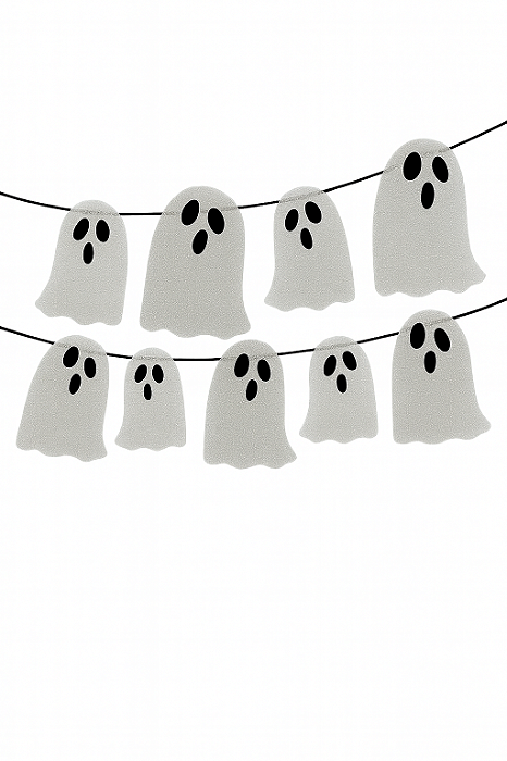 FAIXA FANTASMAS GLITTER