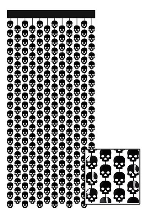 CORTINA METALIZADA PRETA