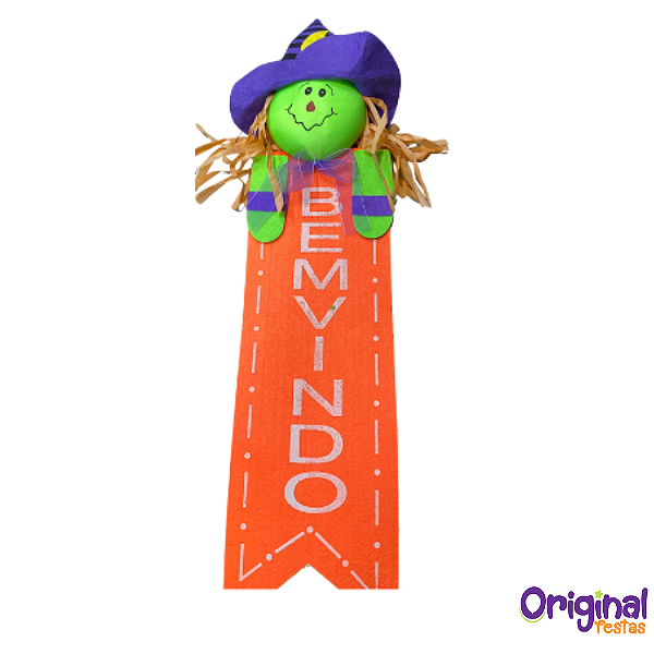 ENFEITE DE PORTA "BEM VINDO"