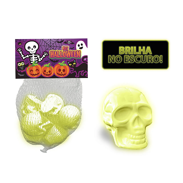 KIT MINI CRANIO NEON HALLOWEEN