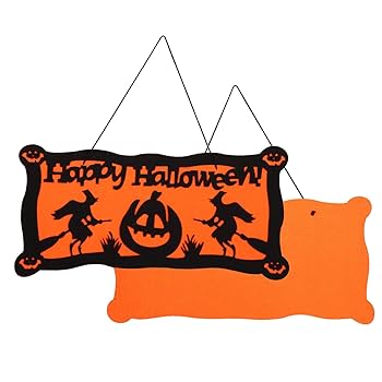 PLACA HALLOWEEN FELTRO