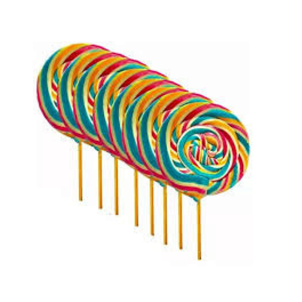 Pirulito Colorido Espiral – Diversão e Sabor