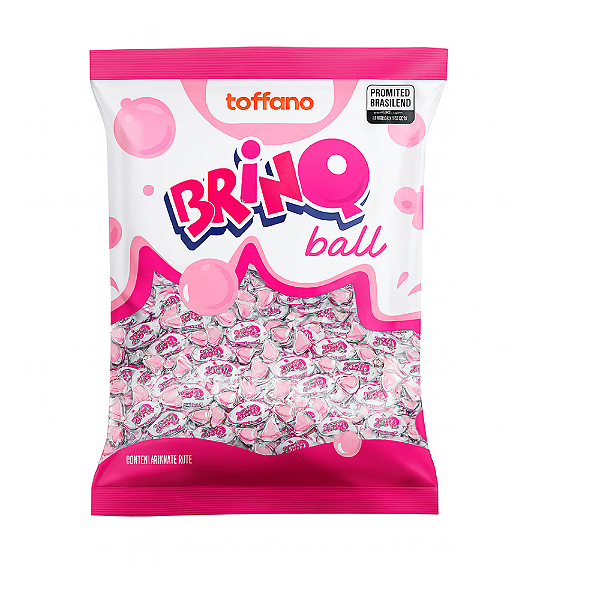 Bala de Chiclete Brinq Boll Tutti-Frutti