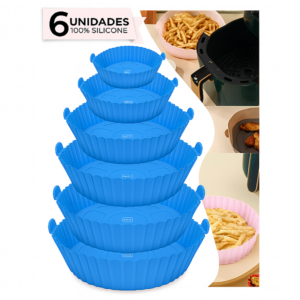 KIT 6 FORMAS DE SILICONE