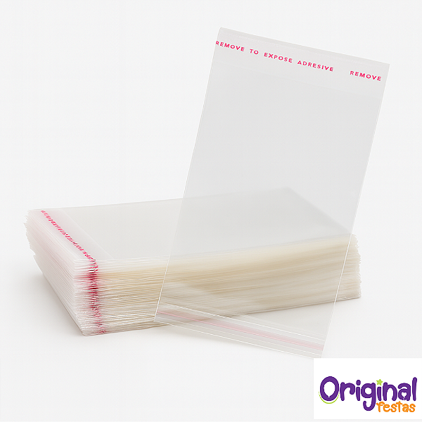 SACO TRANSPARENTE ADESIVADO