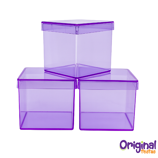 CAIXA ACRILICA 5X5 ROXO