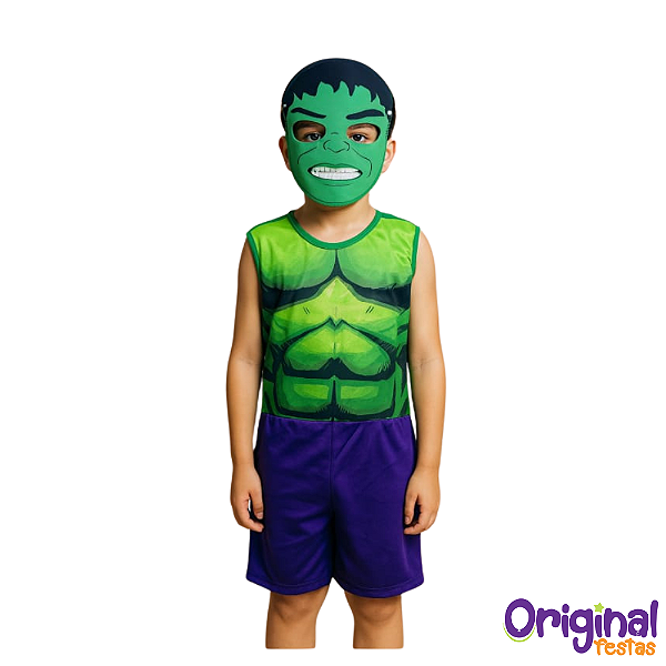 FANTASIA MENINO VERDE MUSCULOSO