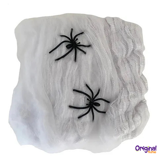 PCT TEIA DE ARANHA E 2 PCS DE ARANHA