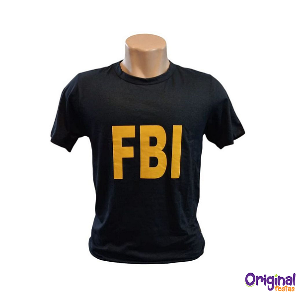 CAMISETA FBI UNISSEX ADULTO