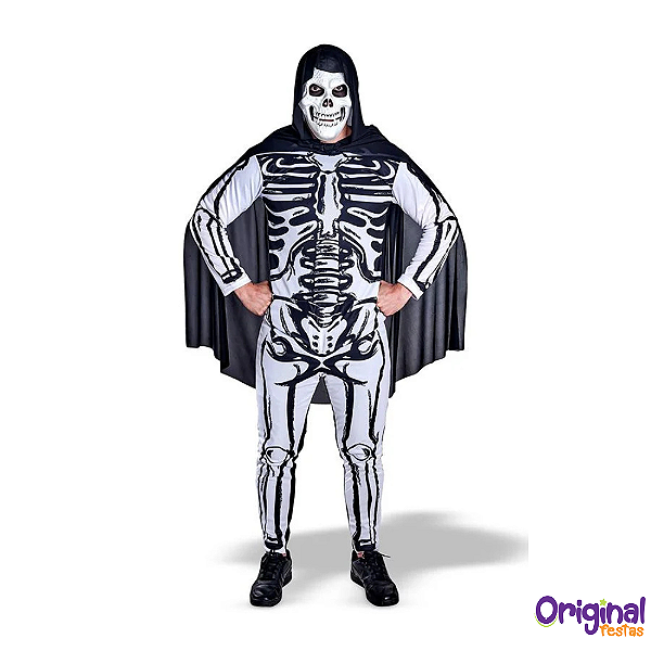 FANTASIA CAVEIRÃO ADULTO