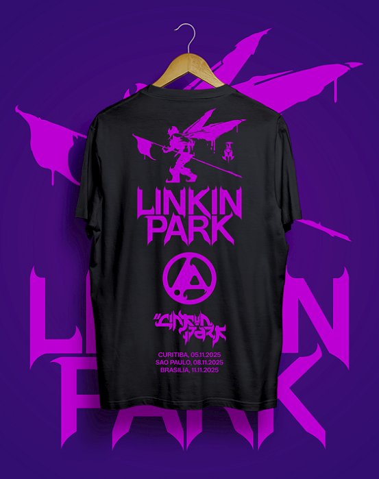 CAMISETA LINKIN PARK X JHEY 2025 FROM ZERO PINK