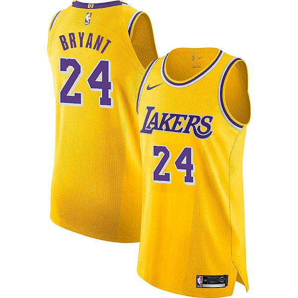 Camisa NBA Authentic Los Angeles Lakers Icon Edition Nº24 BRYANT -  Basketeria Outlet