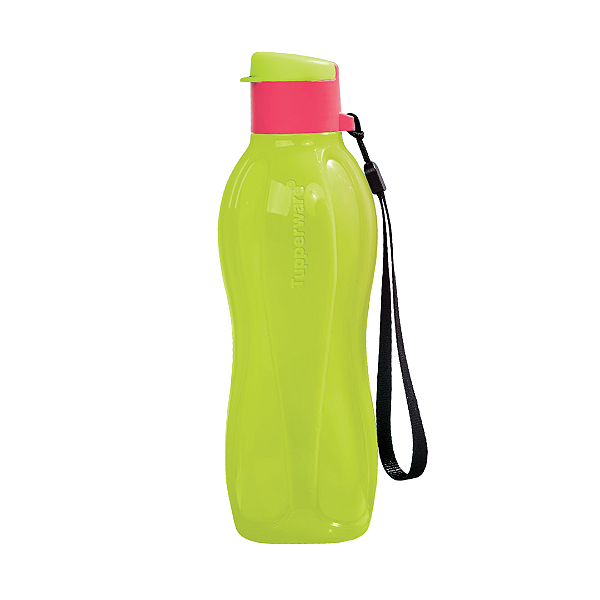 Tupperware Garrafa Eco Tupper 500ml Fluo Amarela Rosa