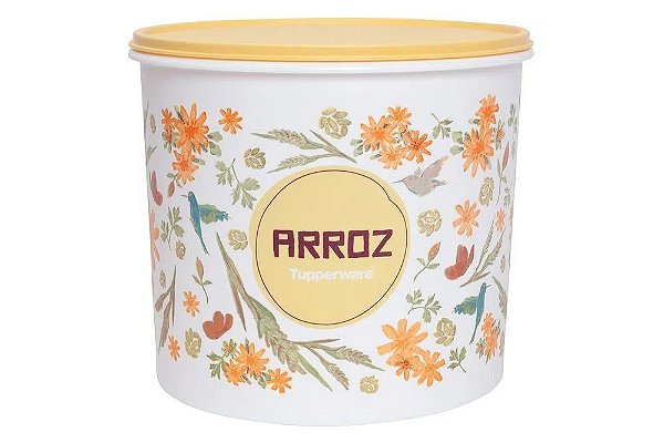 Tupperware Caixa Arroz 5Kg Plus Floral