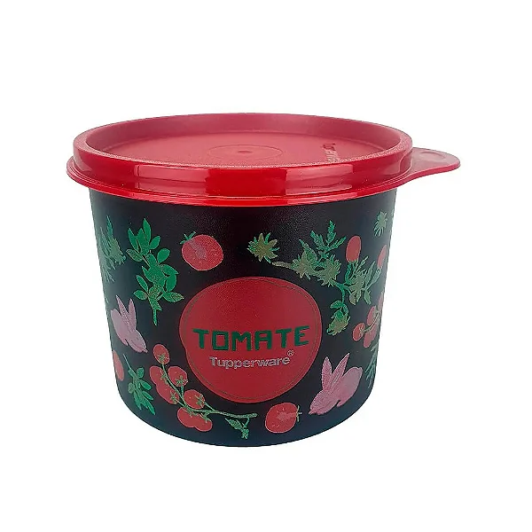 Tupperware Redondinha Tomate Floral 500ml
