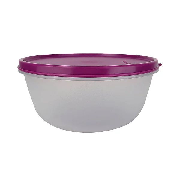 Tupperware Tigela Visual 1,5L Tampa Roxa