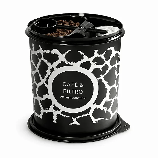 Tupperware Caixa Café e Filtro Feras