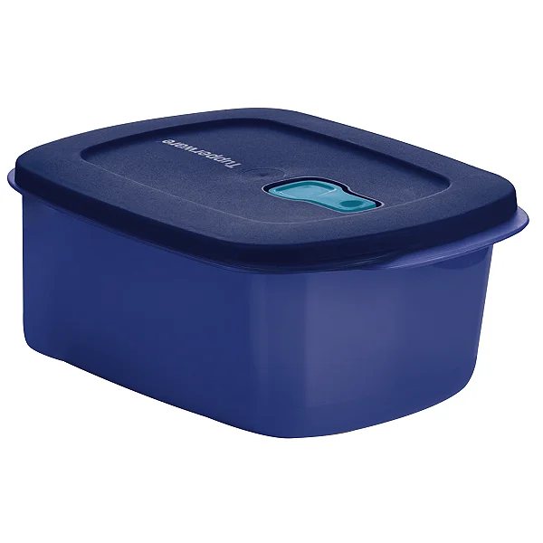 Tupperware Tigela Cristalwave 1,7L Retangular Azul