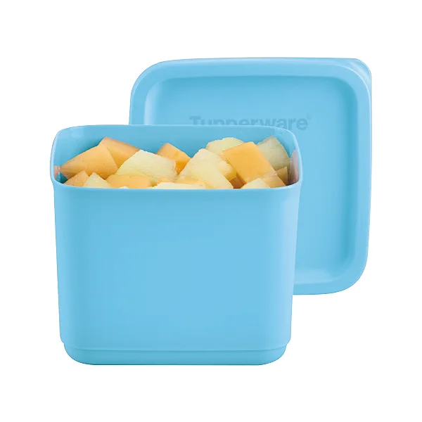 Tupperware Refri Line Quadrado 1L Azul