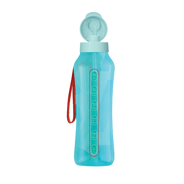 Tupperware Garrafa Aquavibe com Canudo 1,2L Aquamarine