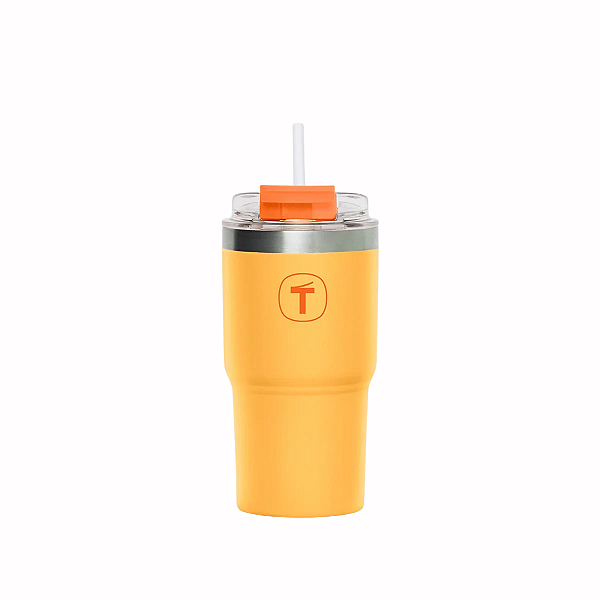 Tupperware Copo Térmico Big T com canudo 630ml Damasco