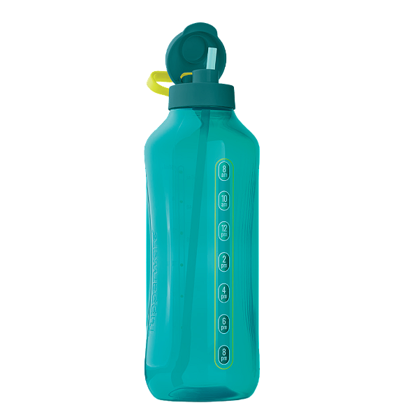 Tupperware Garrafa Aquavibe com Canudo 2L Verde Mistério