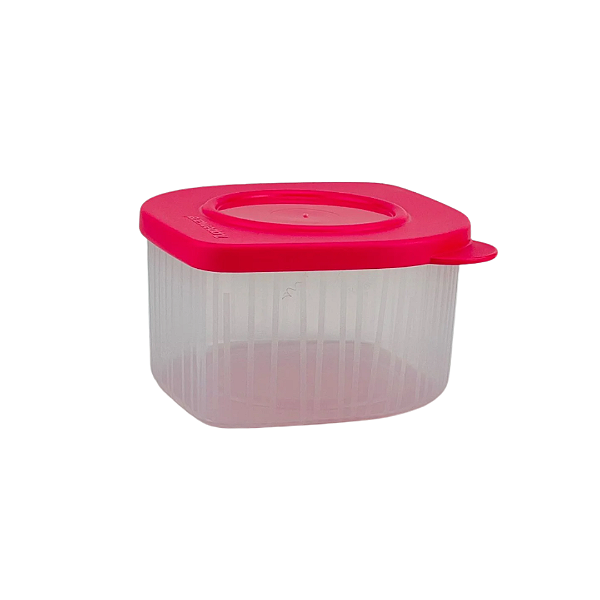 Tupperware Fresh Box Quadrado 470ml Rosa Flamingo