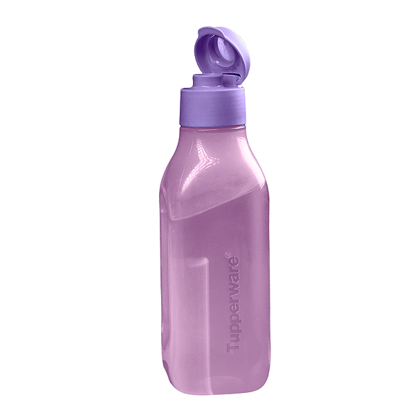 Tupperware Garrafa Eco Tupper Quadrada 1L Lilás Chiclete
