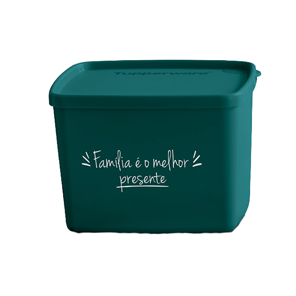 Tupperware Jeitoso 800ml Verde Família é o Melhor Presente