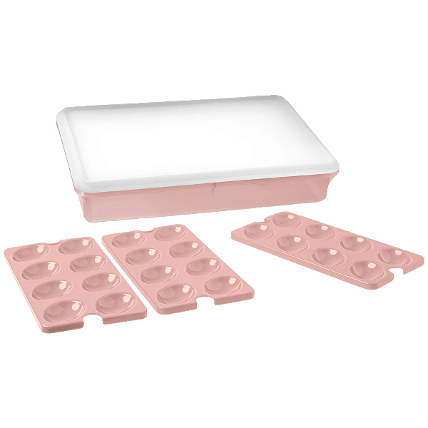 Tupperware Refri Box 3,5L Porta Ovos Coral