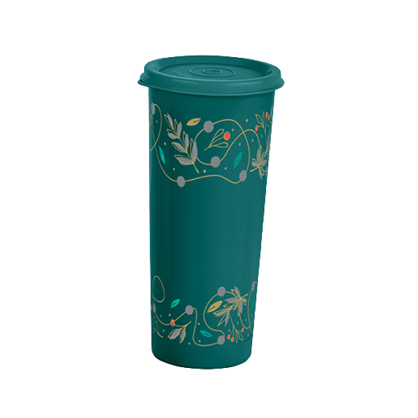 Tupperware Copo com Tampa 470ml Tempo de Celebrar