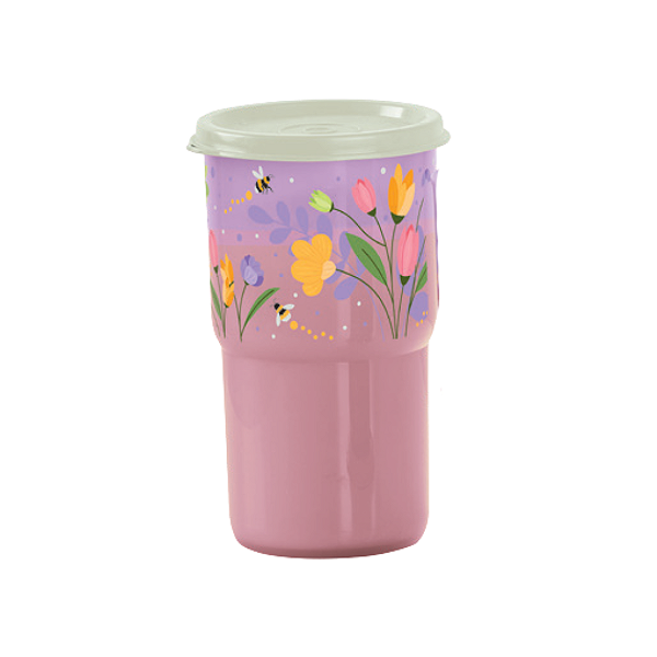 Tupperware Copo Colors 350ml Viva Tulipas