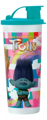 Tupperware Copo com Bico 470ml Trolls 3