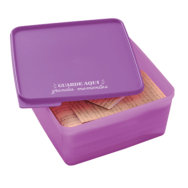 Tupperware Basic Line 5L Lilás Guarde Aqui