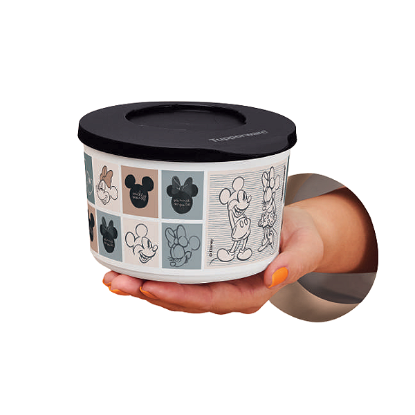 Tupperware Tigela Ilumina 800ml Mickey e Minnie Clássicos
