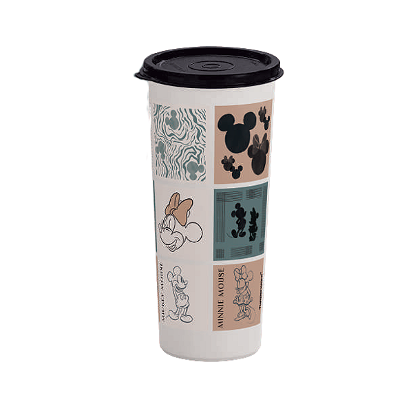 Tupperware Copo com Tampa 470ml Mickey e Minnie Clássicos